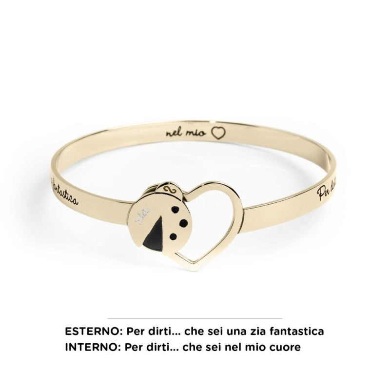 Marlù | Bracciale rigido zia coccinella