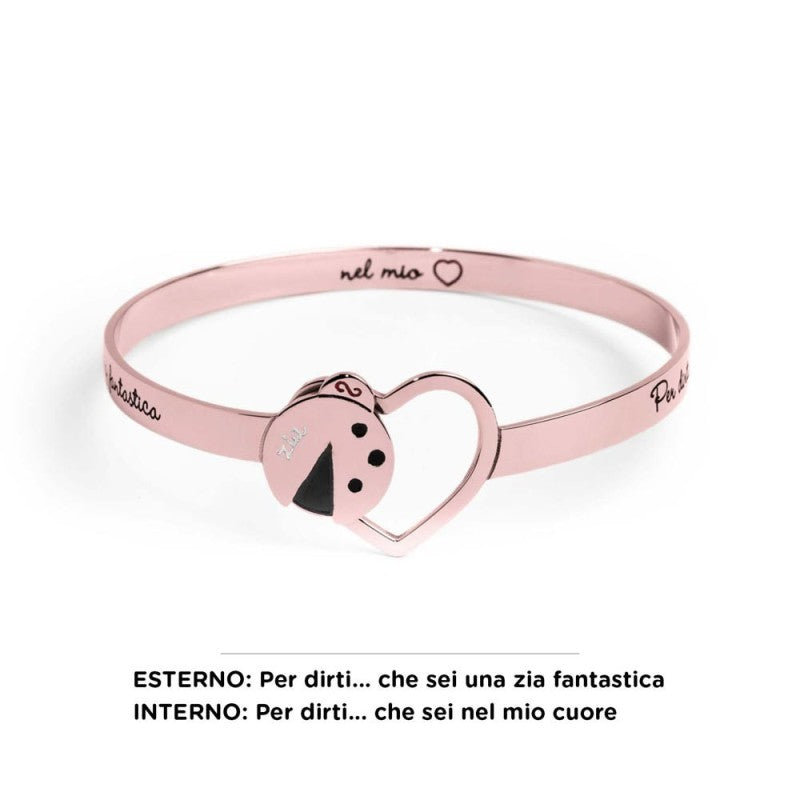 Marlù | Bracciale rigido zia coccinella